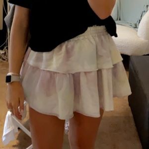 Tie dye love shack fancy skirt